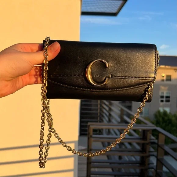 Authentic Chloe C wallet purse bag handbag Chloé chloè - Picture 6 of 12